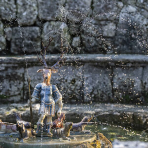 Wasser Spritzbrunnen